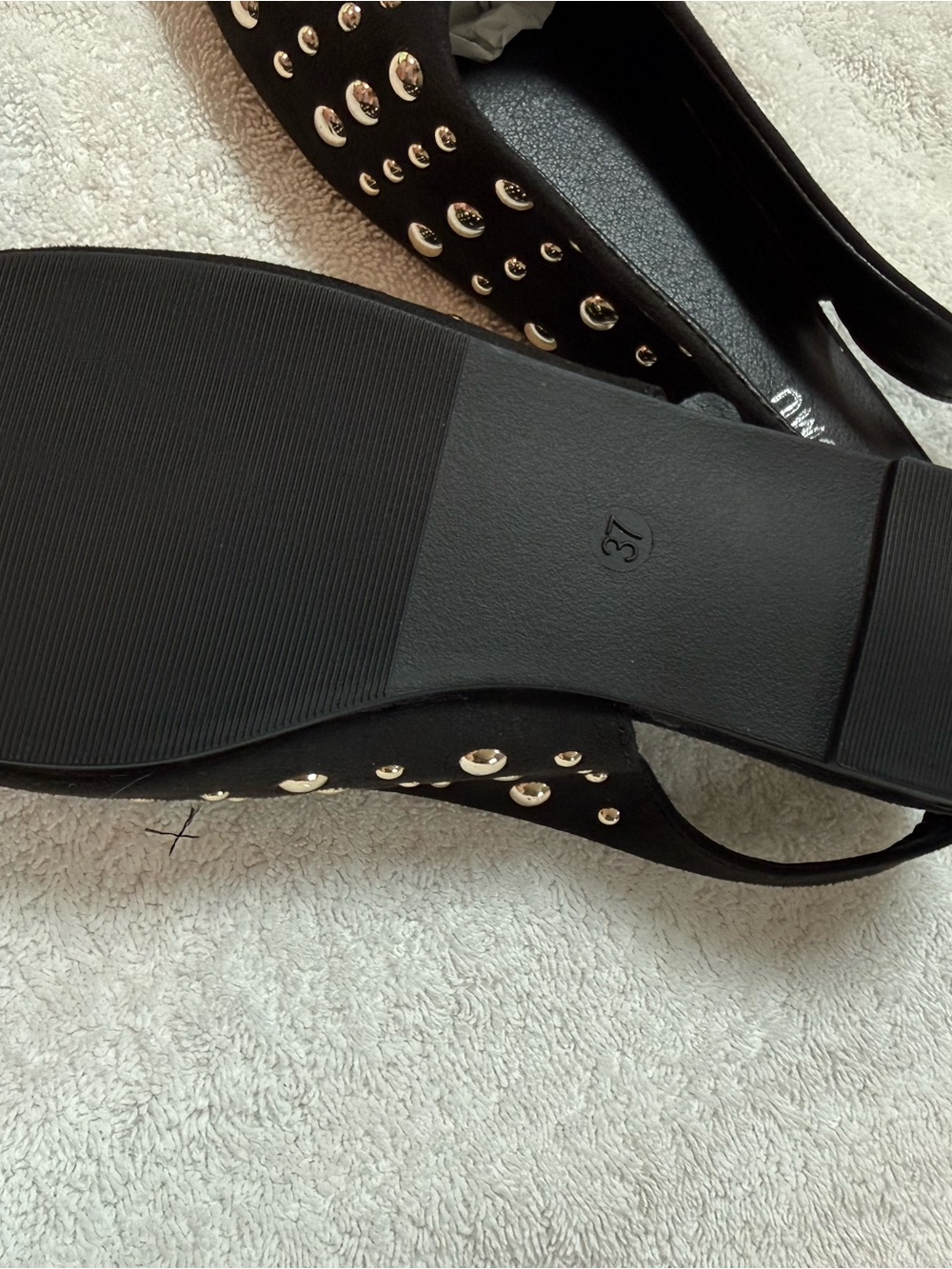 Studded Black Slingback Mules bundle shoes for deep discounts :) - Picture 5 of 7